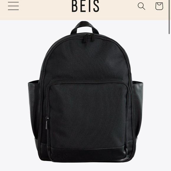 BEIS Other - Beis Black Travel Backpack